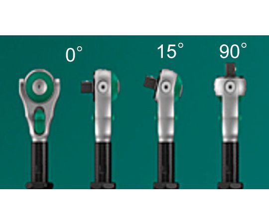 エスコ ラチェットハンドル（変角・ロッキング機能）　1/2"DR×277mm EA617AM-51 1個の通販は 14,344円