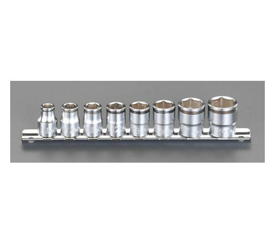 エスコ [ナットグリップ]ソケット　3/8DR/8個組 EA618BM 1セット