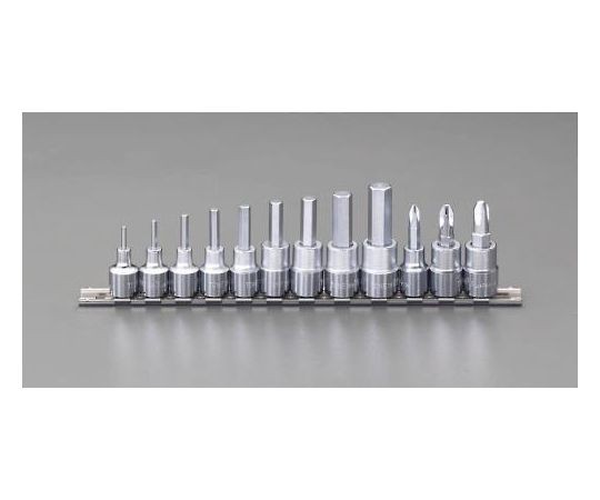 エスコ [INHEX]ヒットソケット　3/8"DR/2.5-12mm EA618JT-1 1セットの通販は