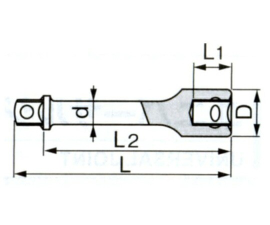 エスコ エクステンションバー　1DR×400mm EA618MD-400 1個