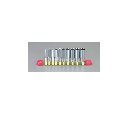 エスコ ディープソケットセット　1/4"DR EA618NC-3 1セット