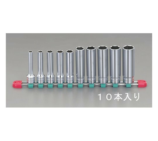 エスコ ディープソケットセット　1/2"DR EA618R-16 1セット