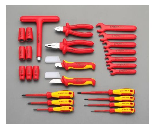 KNIPEX [26個組]絶縁工具セット EA640XA 1組