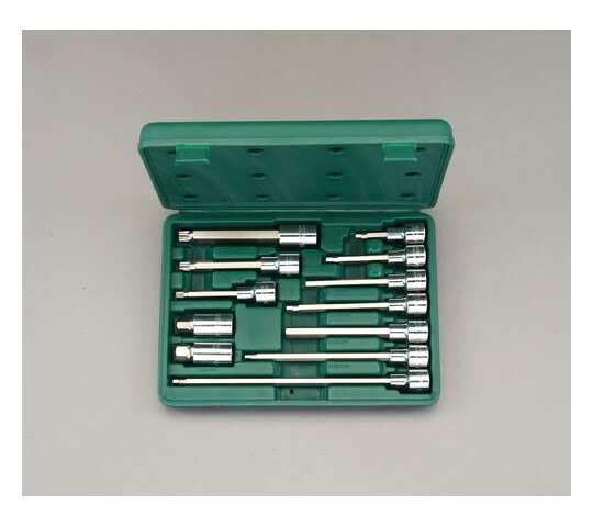 エスコ ビットソケットセット　1/2"DR EA687DP 1組の通販は 6,160円