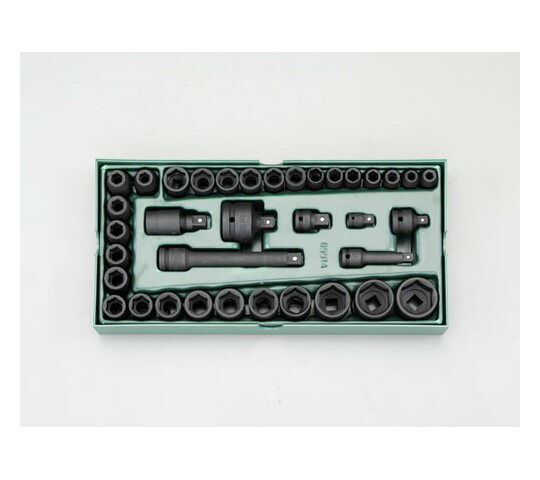 エスコ インパクトソケットセット（トレー入り）　3/8"・1/2"DR EA687YA-8 1組