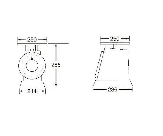 エスコ 上皿はかり 8.0kg(20g) EA715AB-8 1台