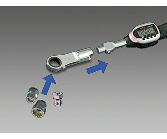 エスコ トルクレンチヘッドセット　55N・m/3/8"DR/8-14mmソケット EA723JD 1セット_3