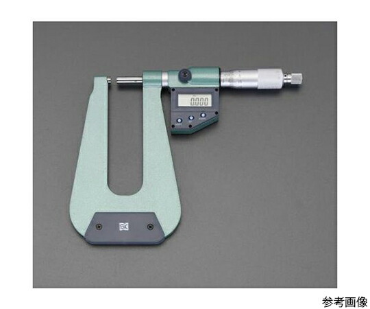 エスコ マイクロメーター(デジタル/深型) 0-25mm/310m EA725EH-39 1個