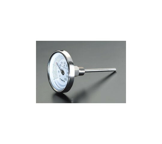 エスコ バイメタル式温度計 0-150℃/50mm EA727AB-11 1個
