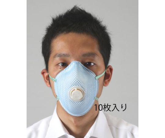 エスコ マスク（排気弁付/10枚）　[N95] EA800MJ-24 1箱