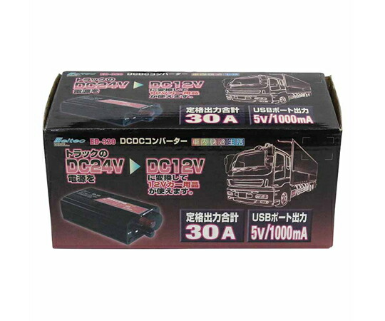 エスコ DC24V→DC12V/30Aコンバーター EA812JK-5B 1個_2