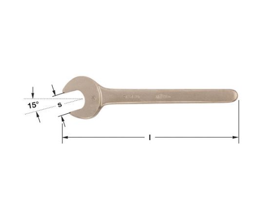 14mm 片口スパナ(ノンスパーキング) EA642LF-314 エスコ 14mm 片口スパナ(ノンスパーキング) EA642LF-314 入数：1本