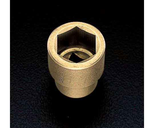 エスコ 1/2"sq×19mm,ソケット(ノンスパーキング) EA642LM-19 1個