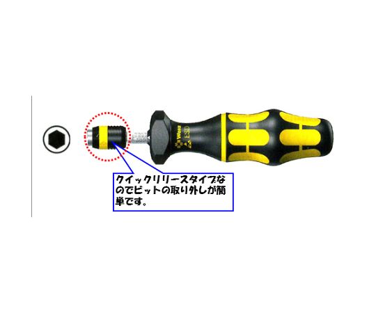 エスコ トルクドライバー/ESD調整式 0.3-1.2N.m EA723VH-21 1本_2