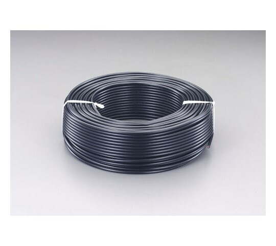 エスコ 同軸ケーブル(75Ω/黒)　7.4mm×50m EA940AR-55 1巻