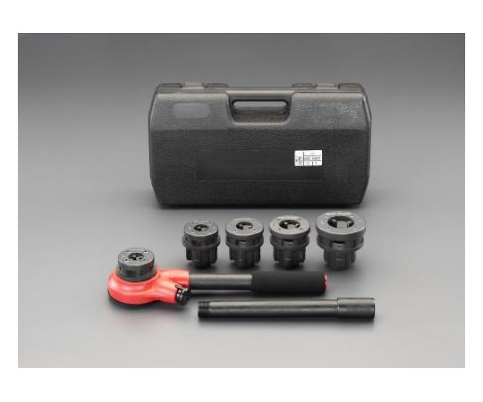 エスコ 1/2"-1・1/4"ねじ切セット(ラチェット式) EA350EC 1セットの通販は