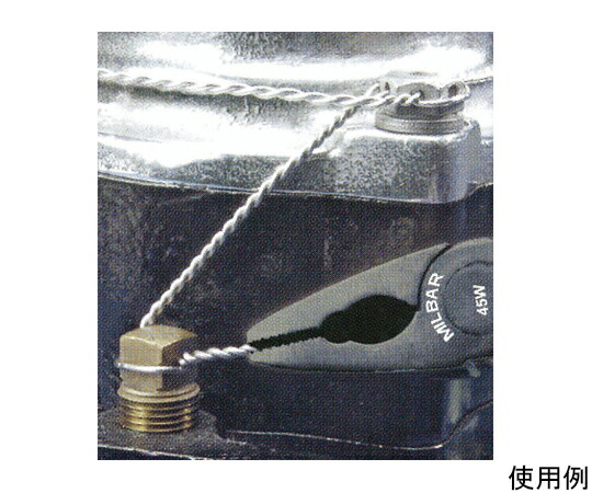 エスコ 1.0mm×68mセーフティーワイヤー(ステンレス製) EA534XA-10 1巻