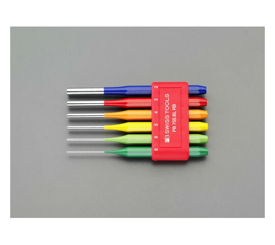 エスコ 平行ピンポンチ　2.0-8.0mm/6本組 EA572AE 1セットの通販は 9,667円