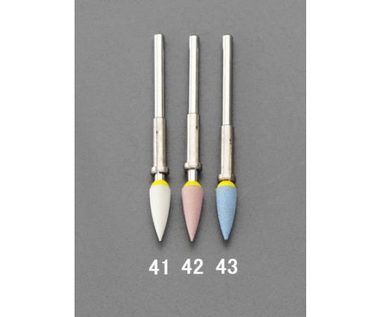 エスコ ダイヤモンドゴム砥石（細目/3mm軸）　φ4×13mm EA819DH-41 1本の通販は 6,415円