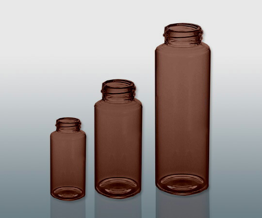 マルエム スクリュー管　10.0ml　褐色　本体のみ　100本 No.3L  1箱(100本入)
