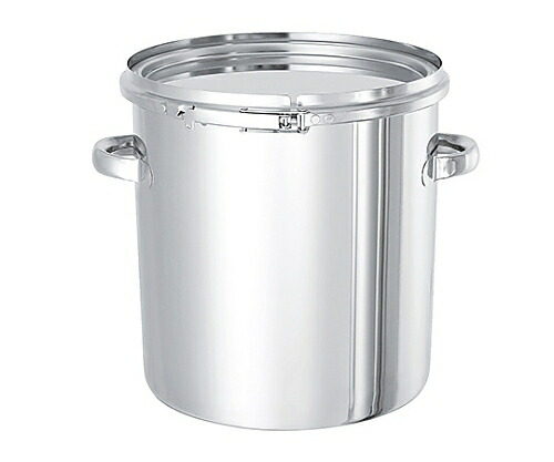 日東金属工業 テーパー型ステンレス密閉式タンク バンドタイプ L型シリコンパッキン付 15L TP-CTL-27 1個 19,048円