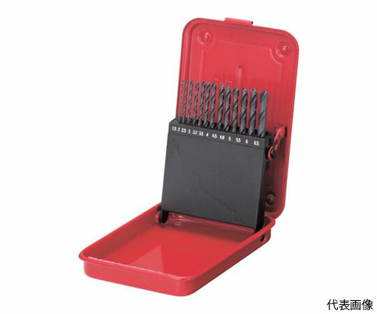 三菱マテリアル SET 鉄工用 ハイスドリルセット （スチールケース 19本入） SET19 1セット(19本入)