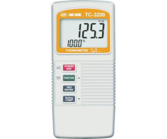 ライン精機 デジタル温度計 TC-3200 1個