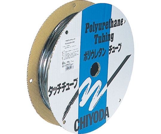 千代田通商 TEタッチチューブ　6mm/100m　黒 TE-6-100 BK 1巻