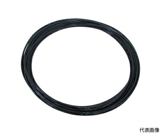 千代田通商 TEタッチチューブ　12mm/100m　黒 TE-12-100 BK 1巻