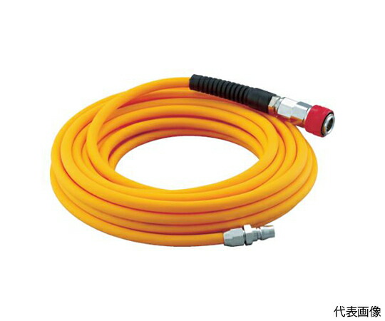 トラスコ中山 エアホース　ワンタッチカップリング付　7X10　5m TWCH-7-5 1巻の通販は 5,007円