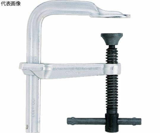 トラスコ中山 Lクランプ標準型　最大口開150mmX深さ100mm GLB150 1丁の通販は 5,424円