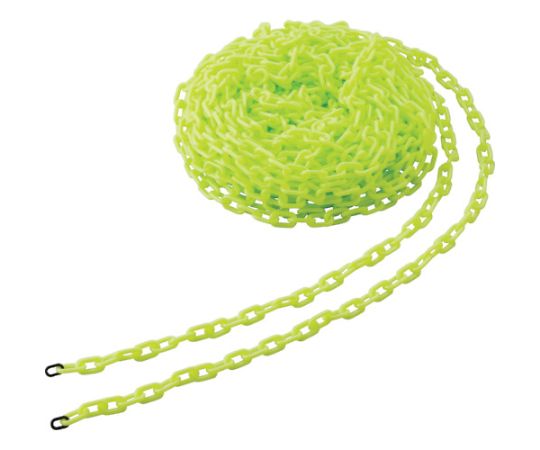 トラスコ中山 プラチェーン　6MX30M　蛍光イエロー TPC-6LY 1巻