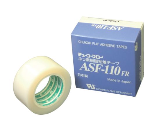 中興化成工業 フッ素樹脂粘着テープ ASF110FR 0.18t×30w×10m ASF110FR-18X30 1巻 5,823円