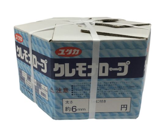 ユタカメイク クレモナメーターパックロープ　6mm×200m VMP-6 1巻