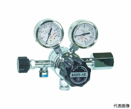 ヤマト産業 分析機用二段圧力調整器　MSR-1B MSR1BR12N012210H2 1個