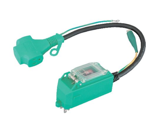 日動工業 プラグインポッキンブレーカ 過負荷漏電保護兼用（15A/15mA感度）0.45m PIPB-EK-T 1本