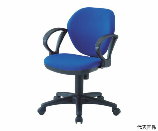 トラスコ中山 オフィスチェア　肘付　黒 T-10A-BK 1脚