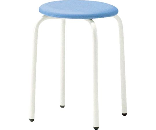 アイリスチトセ スツール　CRS-42P　青 CRS-42P-BL 1脚