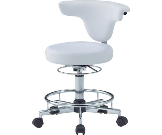 トラスコ中山 ワーキングチェア　380XH460ー590　アイボリー TFDC-500 IV 1脚の通販は 24,163円