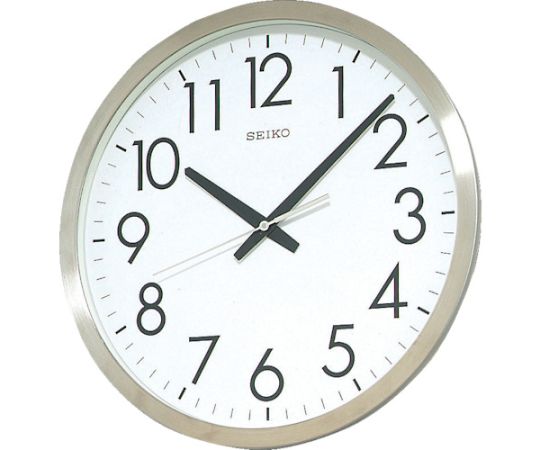 セイコー クオーツ掛時計 オフィスクロック 直径350×34 金属枠 KH409S 1個 11,391円