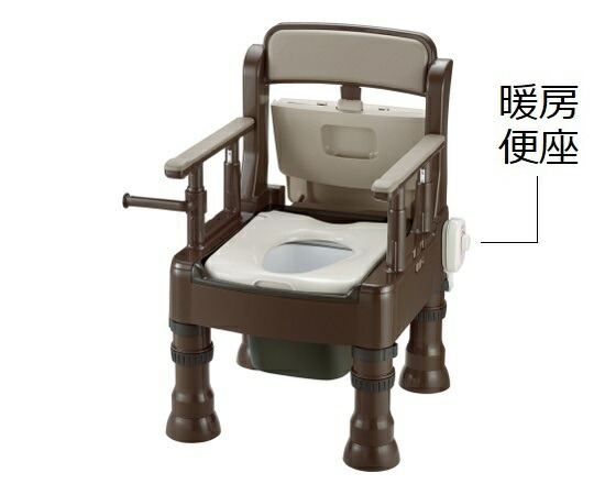 ※○ﾎﾟｰﾀﾌﾞﾙﾄｲﾚきらくﾐﾆでかMH型 Dﾌﾞﾗｳﾝ 45623 リッチェル