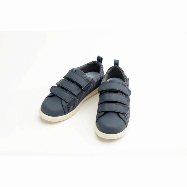 Re-Lifeメッシュ01  3E  4L ネイビー 7502 徳武産業 介護シューズ/リハビリシューズの通販は 6,227円