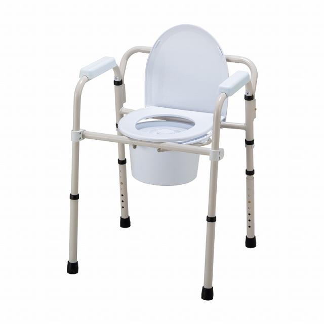 ブリス・ヘルス・プロダクツ社 マツヨシポータブルトイレチェア MY-1251(ｵﾘﾀﾀﾐｼｷ) 売りわたすユニット：1