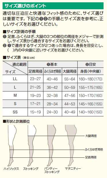 アンシルク 2 ハイソックス S ライトブラウン 18464 アルケア