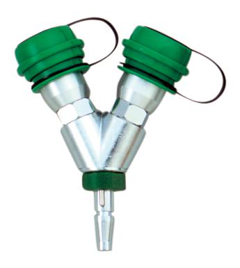 Ｙ型アウトレットチャック（酸素用）YO-O2