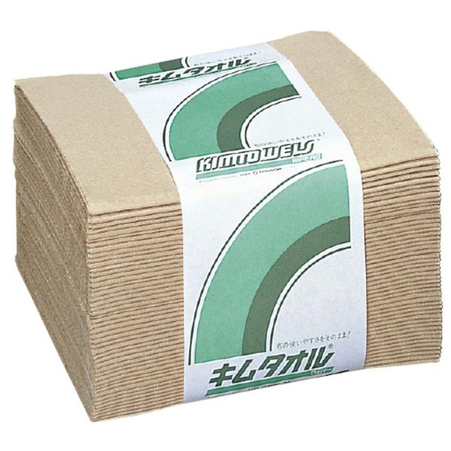 キムタオル（4つ折・4プライ） 61001（50マイX24タバ） 1梱 日本製紙クレシア 07-3255-00　61001(50ﾏｲX24ﾀﾊﾞ)