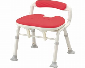 ※○ｺﾝﾊﾟｸﾄ折ﾘﾀﾀﾐｼｬﾜｰﾍﾞﾝﾁ IC骨盤 ﾚｯﾄﾞ 536-382 アロン化成