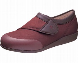 快歩主義L049 24.0cm ﾜｲﾝ　　 9243 KS22181 アサヒシューズ 介護シューズ/リハビリシューズ
