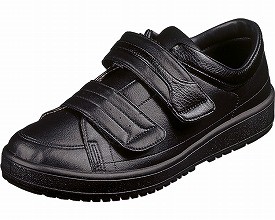 Vｽﾃｯﾌﾟ04 右足24.0cm ﾌﾞﾗｯｸ 4 ムーンスター 介護シューズ/リハビリシューズの通販は