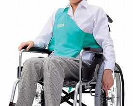 車いす用ワンタッチベルトキーパーシングル　Ｇｒ×Ｙｅ